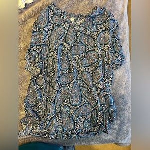 Old Navy XXL paisley top